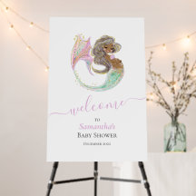 Mermaid Future Mom Baby Shower. Under The Sea.