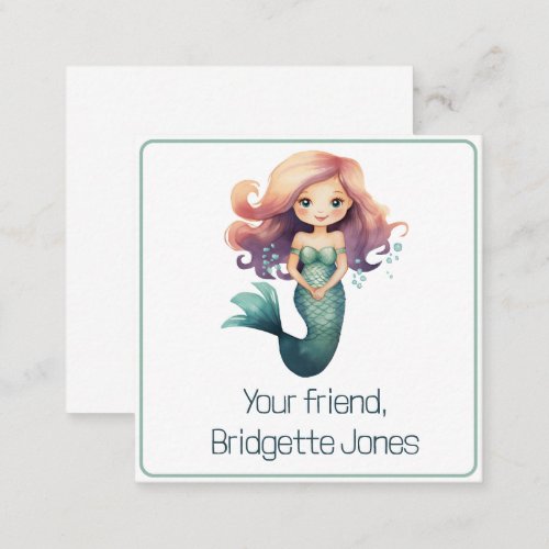 Mermaid Gift Card Enclosure