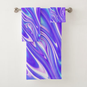 Mermaid Giggles Abstract Bath Towel Set