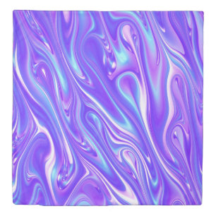 Mermaid Giggles Abstract Duvet Cover