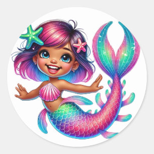 Mermaid Girl Stickers