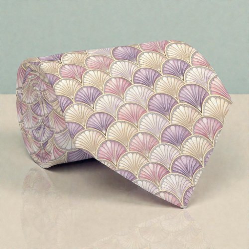 Mermaid Glam Pastel Colors Necktie Tie