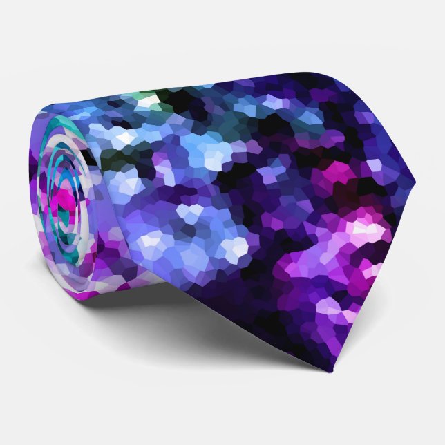 Mermaid Glitter Neck Tie (Rolled)