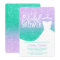 Mermaid glitter purple teal dress Bridal shower