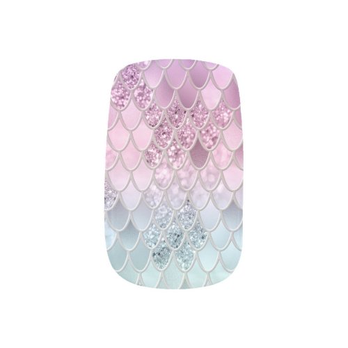 Mermaid Glitter Scales 2a Faux Glitter shiny  Minx Nail Art