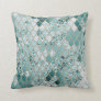 Mermaid Glitter Scales #3 #shiny Throw Pillow