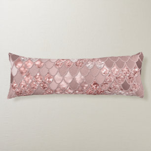 Mermaid Glitter Scales #8 (Faux Glitter) Body Pillow
