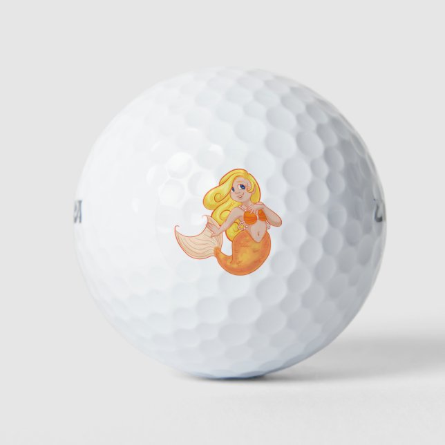 Mermaid ! golf balls (Front)