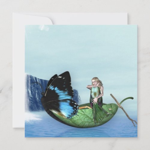 Mermaid Gondola Personalized Announcements