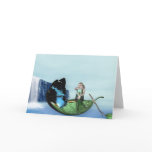 Mermaid Gondola Greeting Cards