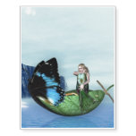 Mermaid Gondola Temporary Tattoos