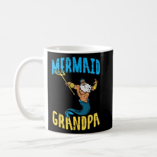 Mermaid Grandpa Neptune Family Security Matching P Coffee Mug