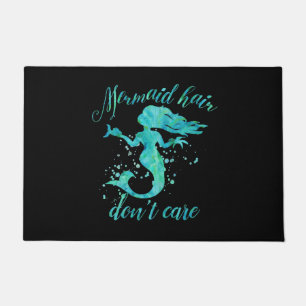 Mermaid Hair Dont Care Doormat