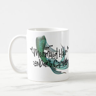 Mermaid Hair Don't Care - Engraved Stainless Steel Mermaid Tumbler, Travel  Mug For Her, Mermaid Gift Mug