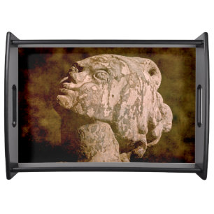 Mermaid Headshot Serving Tray