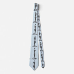 Mermaid Holding Heart Thunder_Cove Neck Tie