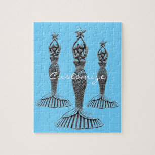 Mermaid Holding Star Thunder_Cove Jigsaw Puzzle
