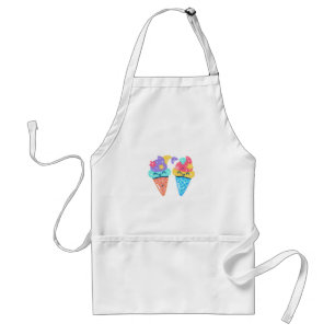 Mermaid icecream adult apron
