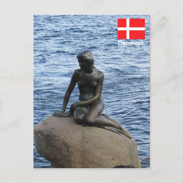 Mermaid in Denmark Postcard (Front)