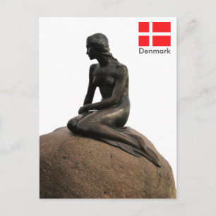 Mermaid in Denmark Postcard