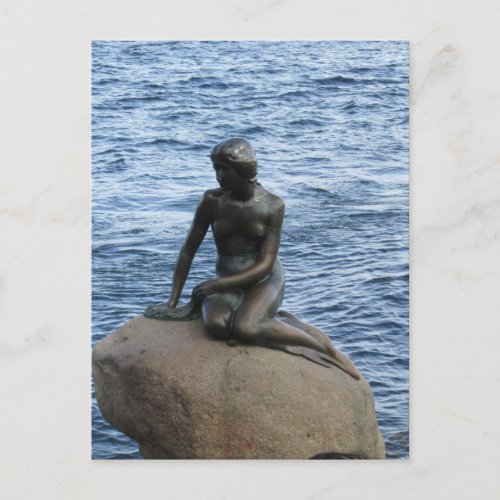 Mermaid in Denmark Postcard