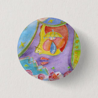Mermaid in my kitchen pinback button