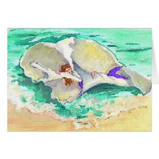 Mermaid in Shell Cards
