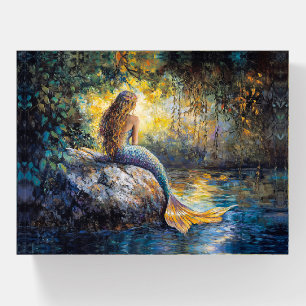 Mermaid in the Grotto Painting Paperweight
