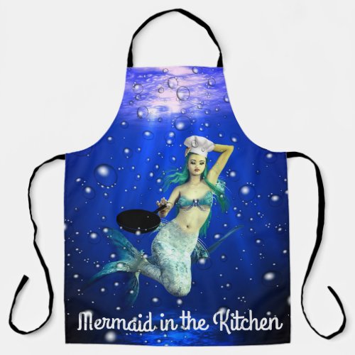 Mermaid in the Kitchen Apron