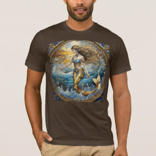 Mermaid in the Ocean Waves T-Shirt