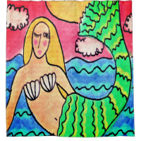 Mermaid in the Sunlight Abstract Art