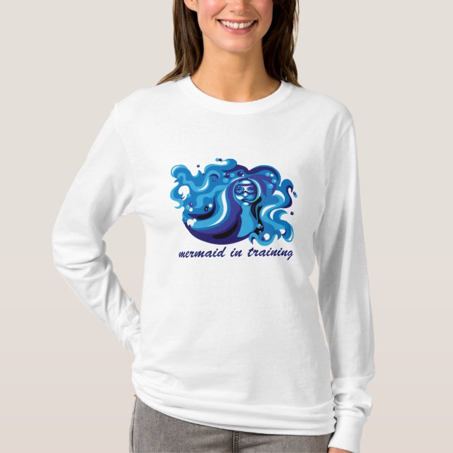 mermaid in training T-Shirt (Front)