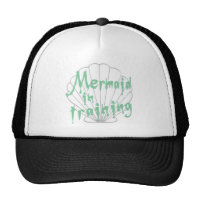 mermaid in training trucker hat