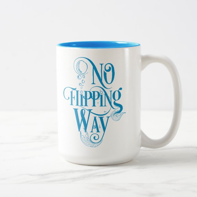 Mermaid Inspired Blue Mug (Right)