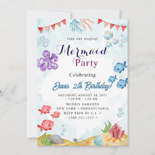 Mermaid Invitation