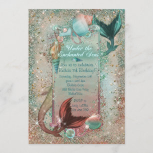 Mermaid Invitations