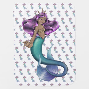 Mermaid Iole Baby Blanket