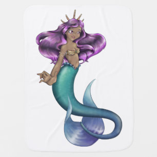 Mermaid Iole Baby Blanket
