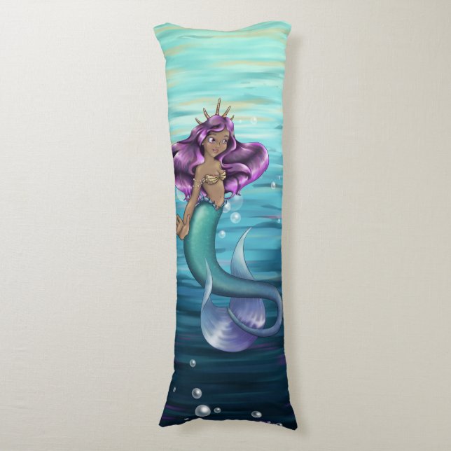Mermaid Iole Body Pillow (Front Vertical)
