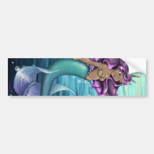Mermaid Iole Bumper Sticker (Front)