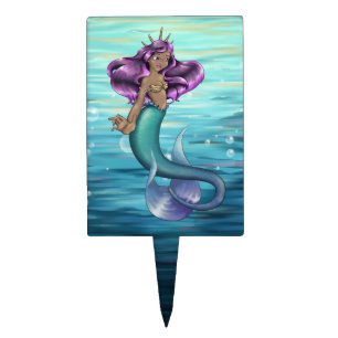 Mermaid Iole Cake Topper