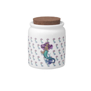 Mermaid Iole Candy Jar