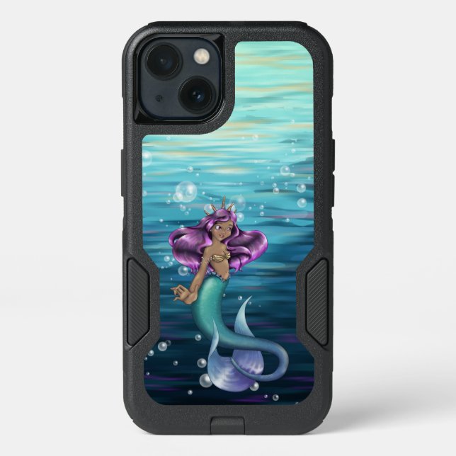 Mermaid Iole Otterbox iPhone Case (Back)