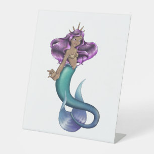 Mermaid Iole Pedestal Sign