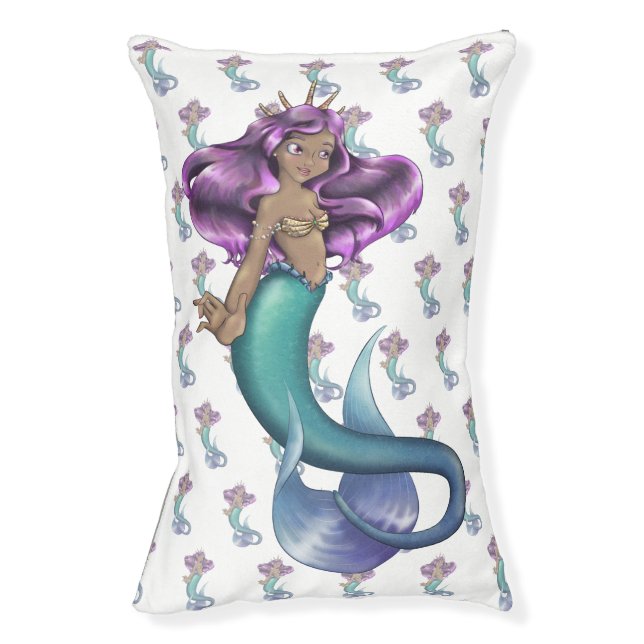 Mermaid Iole Pet Bed (Front Vertical)