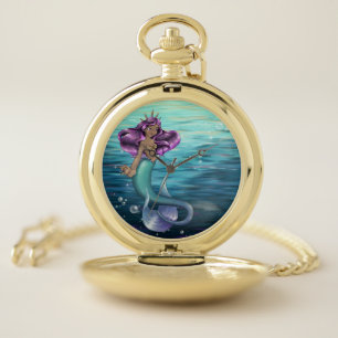 Mermaid Iole Pocket Watch