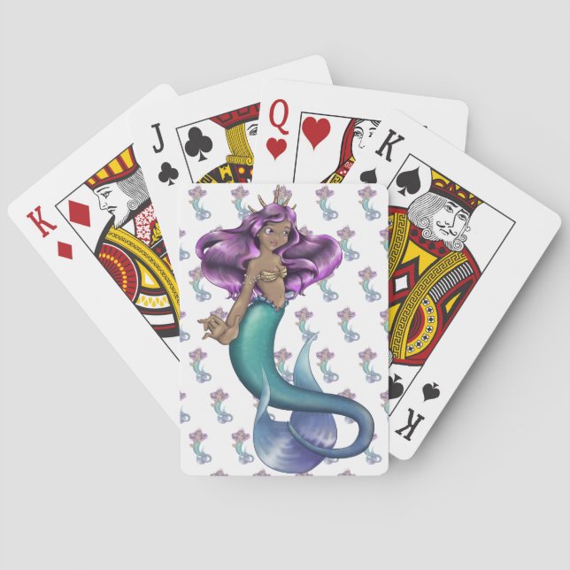 Mermaid Iole Poker Cards (Back)