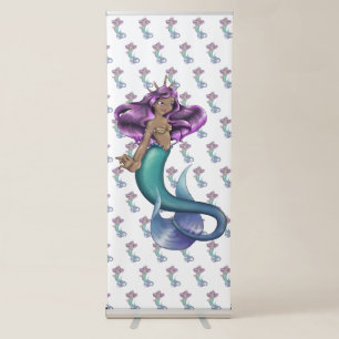 Mermaid Iole Retractable Banner