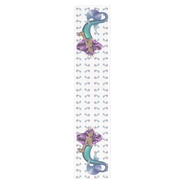 Mermaid Iole Short Table Runner (Front)