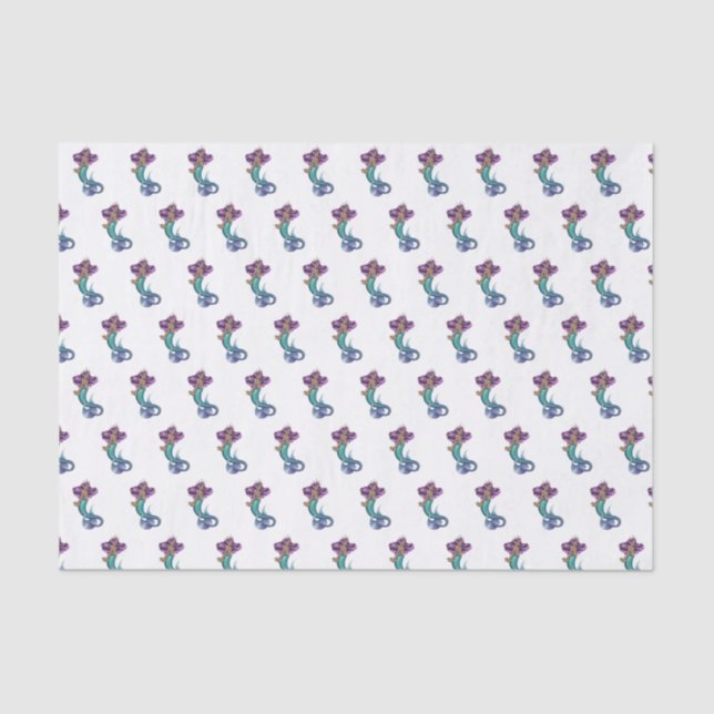 Mermaid Iole Tissue Paper (Front)